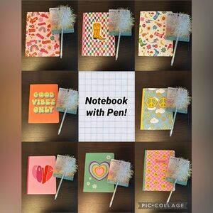 Notebook 6” x 8” and a pen (you choose the notebook)